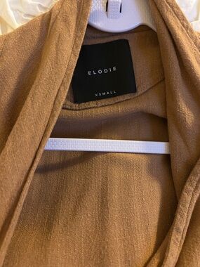 Elodie Women's Camel Trench Coat